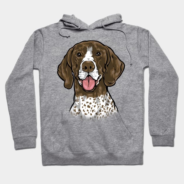 German Short haired Pointer Dog Hoodie by XXII Designs